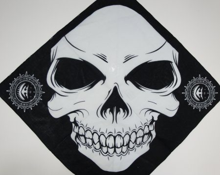 BANDANA-Grinning Skull