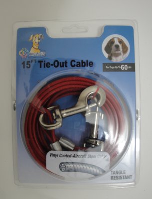 15' DOG Tie Out Cable