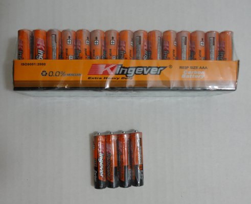 60pk AAA BATTERIES--Kingever