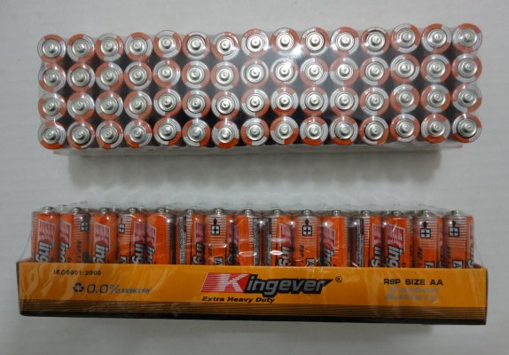 60pk AA BATTERIES--Kingever