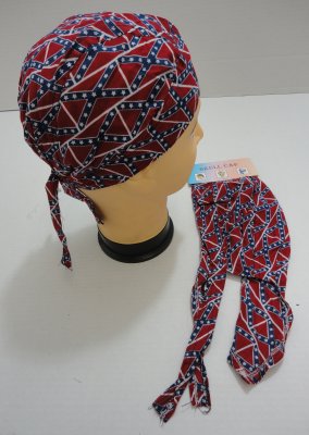 Skull Cap-Small REBEL Flag