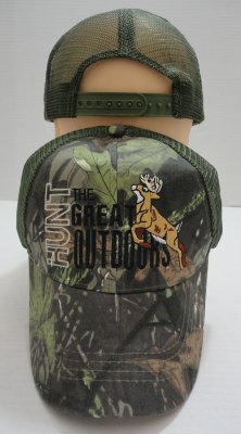 HUNT THE GREAT OUTDOORS HAT --Summer Mesh