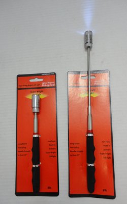 Telescopic Magnetic Pick-Up Tool with LED Light