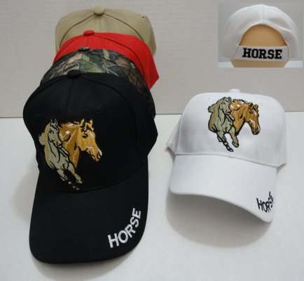 Two Horses HAT [HORSE on Bill]