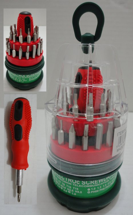 31-in-1 Precision SCREWDRIVER Set in Case