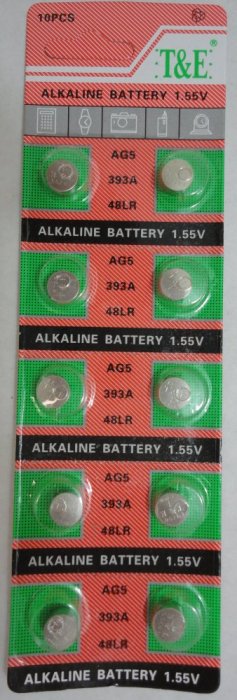 10pk AG5 BATTERIES