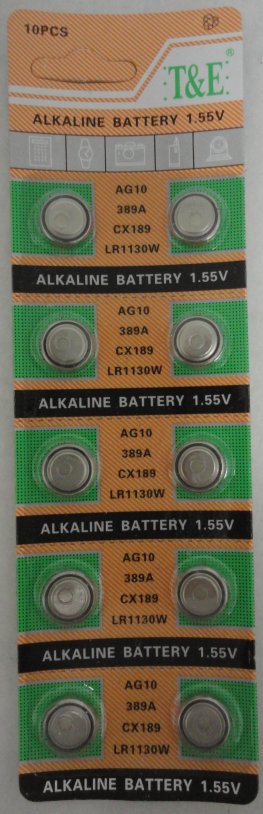 10pk AG10 BATTERIES