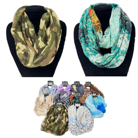 ''Over Stock Mix & Match Infinity SCARF 20''''X70'''' & 36''''X70''''''