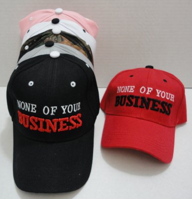NONE OF YOUR BUSINESS HAT