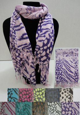 Fashion Scarf-Paisley & ANIMAL Print