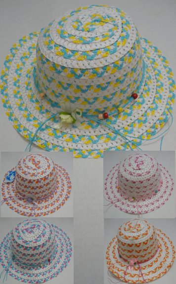 Girl's Summer HAT with Bow [MultiColor]