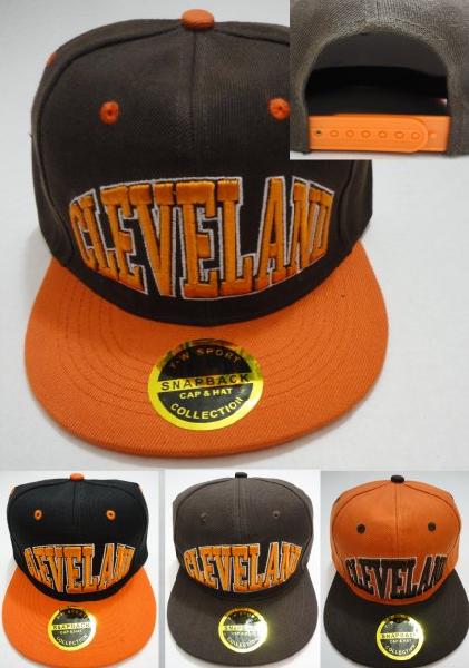 Snap Back Flat Bill HAT [Cleveland]