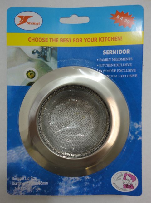 ''2.5'''' KITCHEN Stainless Steel Sink Strainer-1pc''