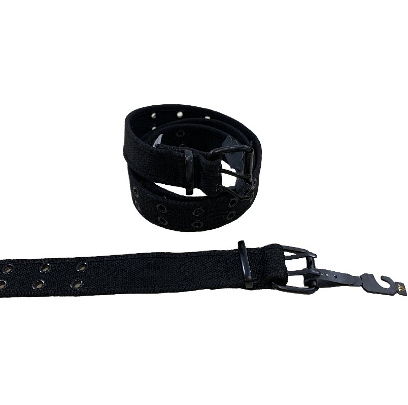 BELT--Canvas BELT with Holes (All Sizes) *Black