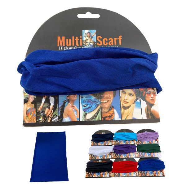 ''Multi Functional Headgear Gaiter Buff[Solid] 9''''X18''''''
