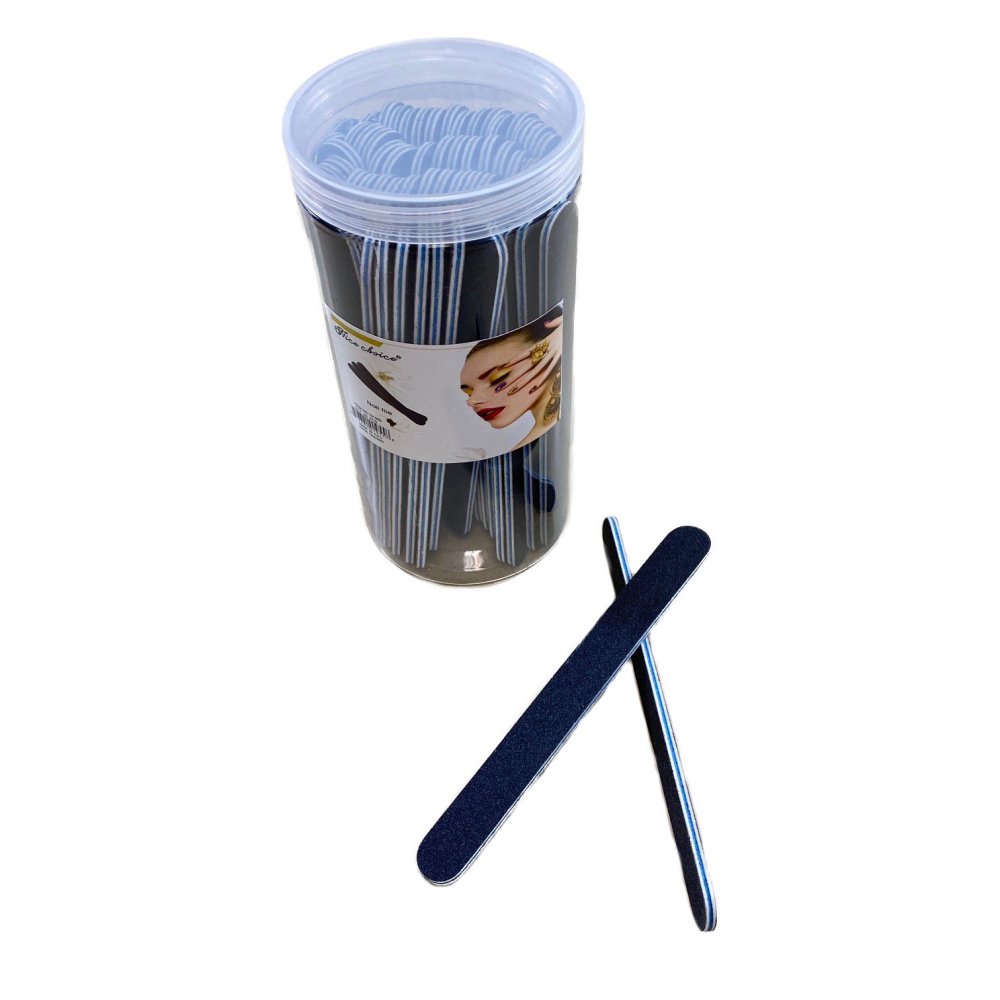 ''60pc 7'''' NAIL Files in Tub [Black Only]''
