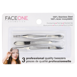 3pk COSMETIC Tweezers