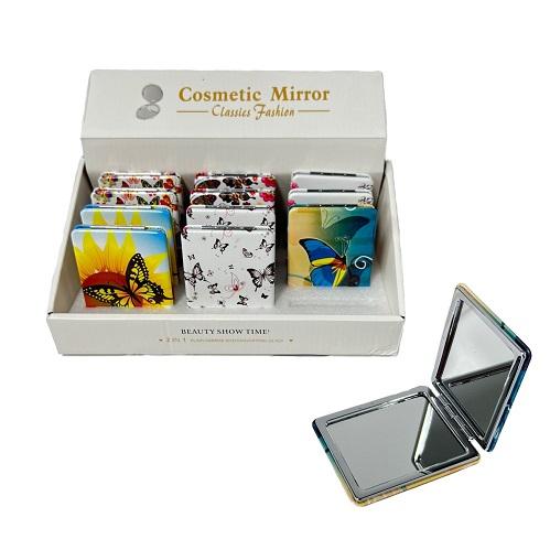 ''3.25''''x2.5'''' Folding COMPACT MIRROR [Butterflies]''