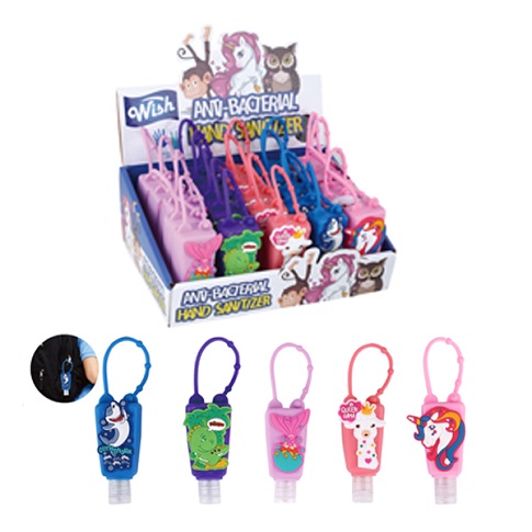 1oz Hand Sanitizer with SiliCone Holder (Assorted)
