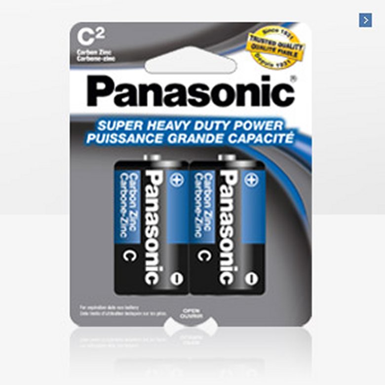 2pk Panasonic C BATTERIES