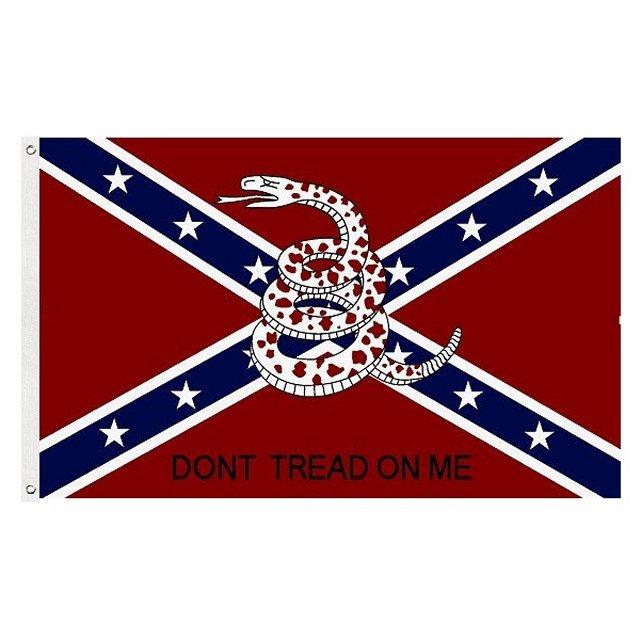 3'x5' DON'T TREAD ON ME Flag [REBEL Flag]