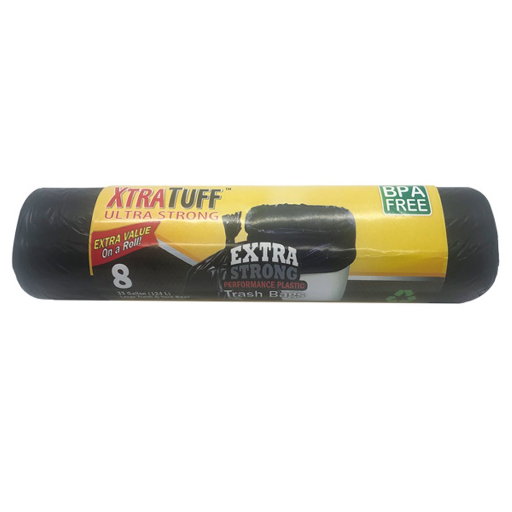 8ct 33GAL Trash BAG Roll