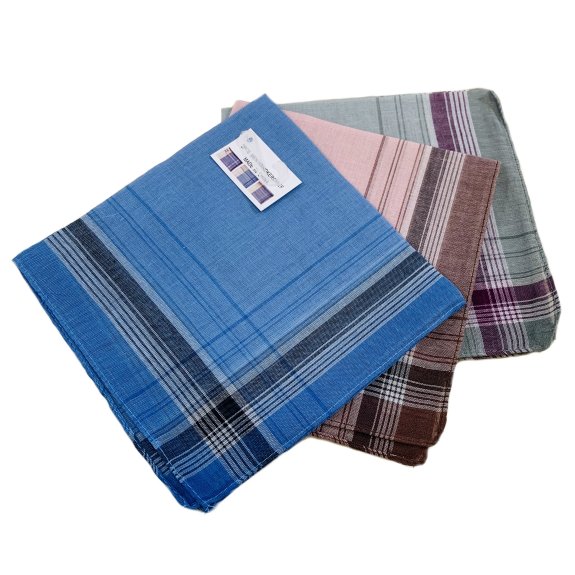 3pk MEN's Handkerchiefs [Plaid]