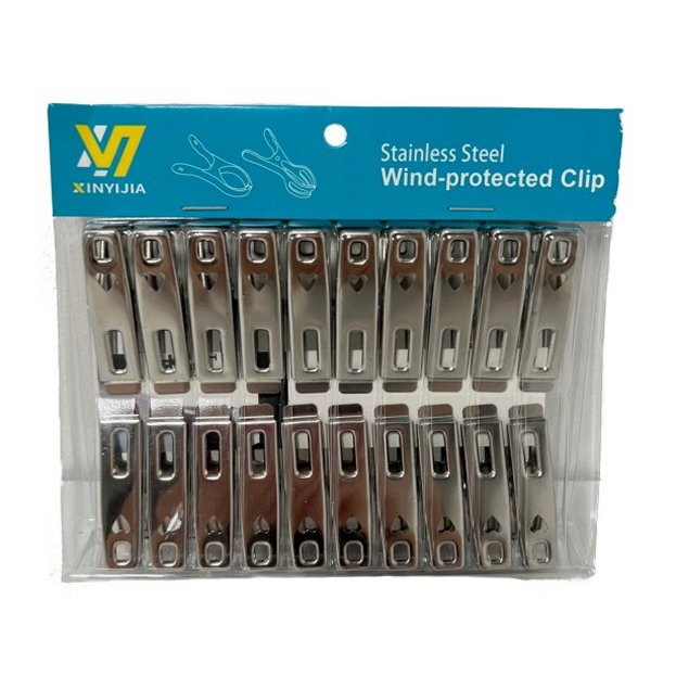 ''20pc 2'''' Stainless Steel Clip''