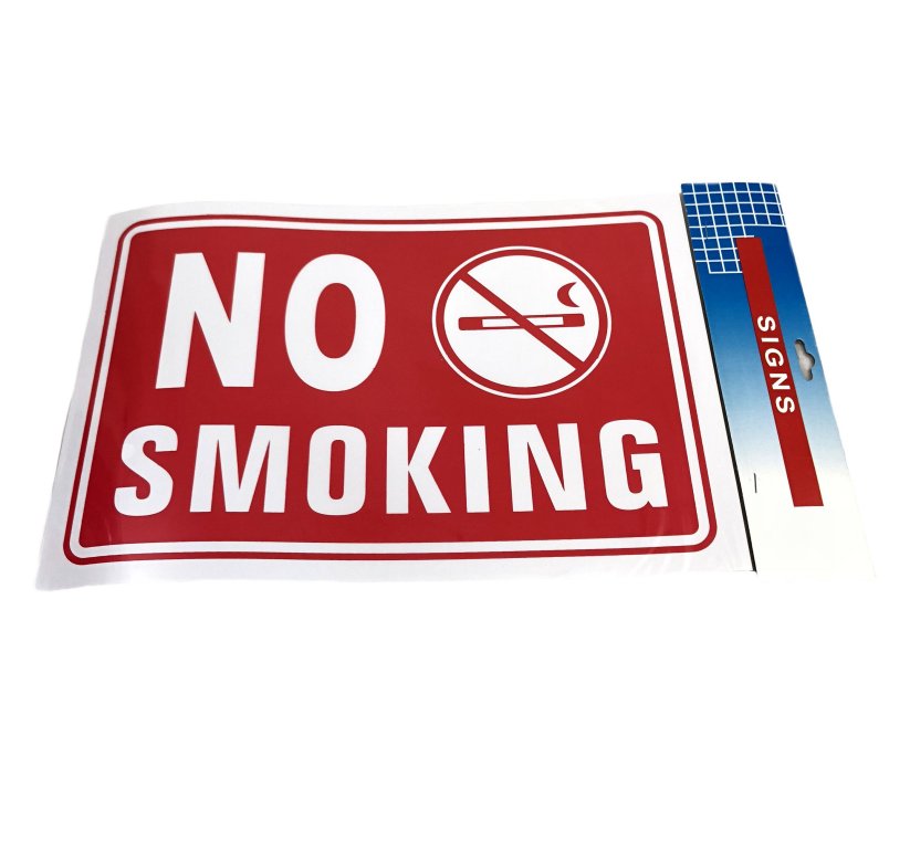 ''11.8''''x7.9'''' SIGN [NO SMOKING]''