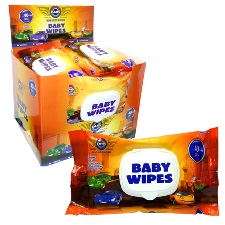 40ct Unscented BABY Wipes [Cars]