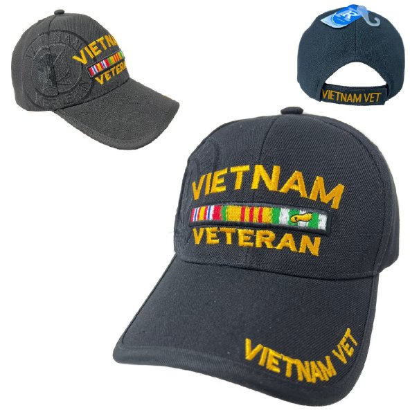 Vietnam Veteran HAT-All Black