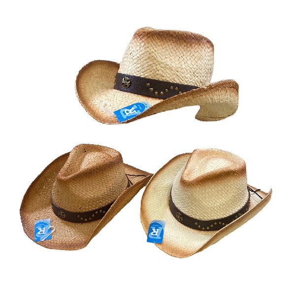 Classic Woven COWBOY HAT [Studded HAT Band]