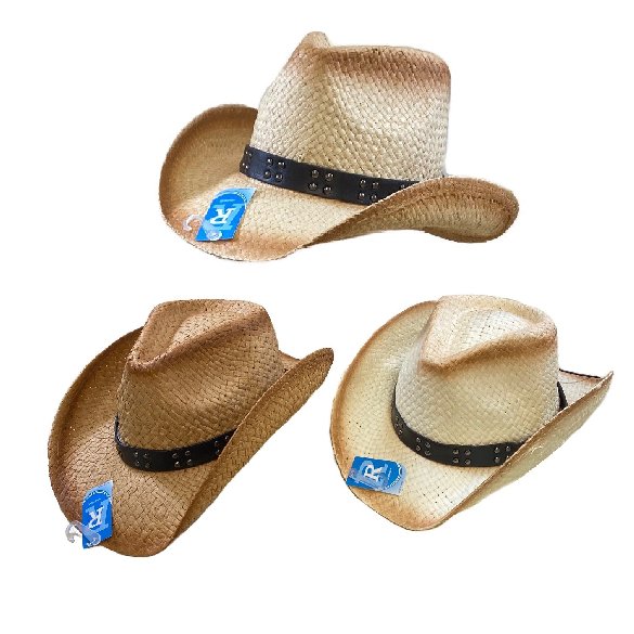 Classic Woven COWBOY HAT [Studded HAT Band]