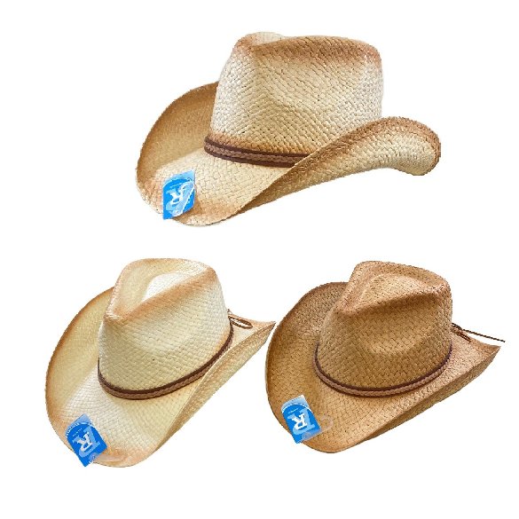 Classic Woven COWBOY HAT [Thin Braided HAT Band]