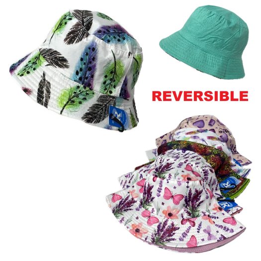 Bucket HAT [Reversible with Prints & Pastel Colors]