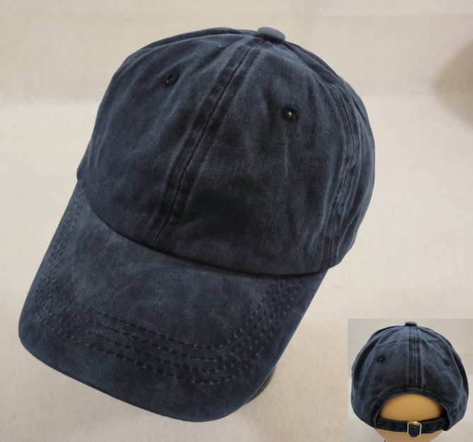 Washed Cotton BALL CAP [NAVY]