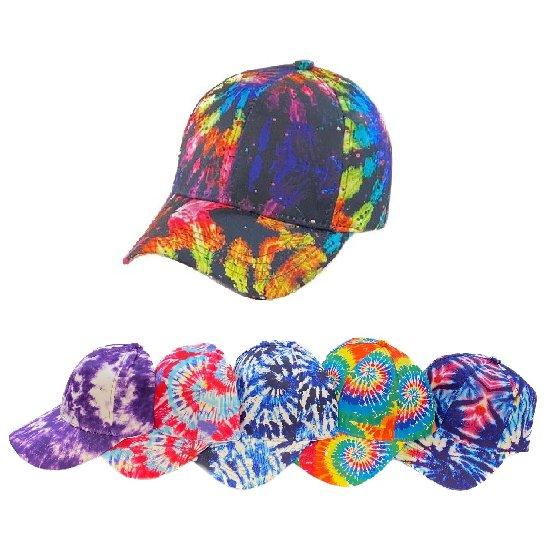 Multicolor Tie-Dye BASEBALL CAP