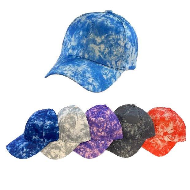 Two-Tone Tie-Dye BASEBALL Cap