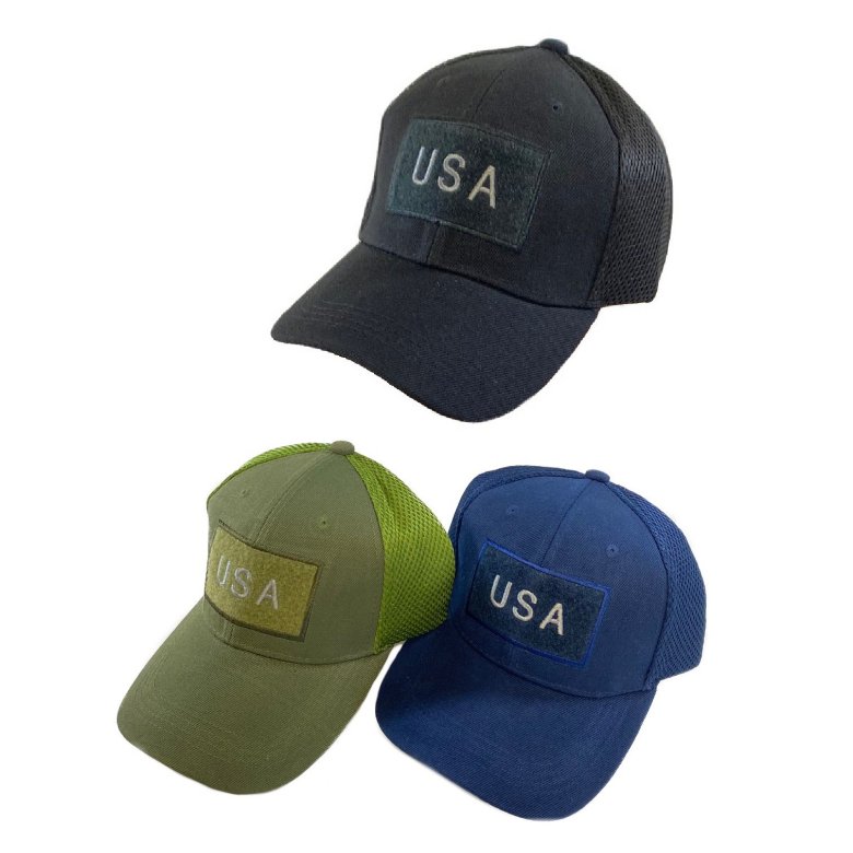 Detachable Patch HAT [NO PATCH] *Solid Color [USA]