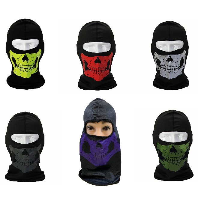 Ninja Face Mask [Skulls-Color Assortment]