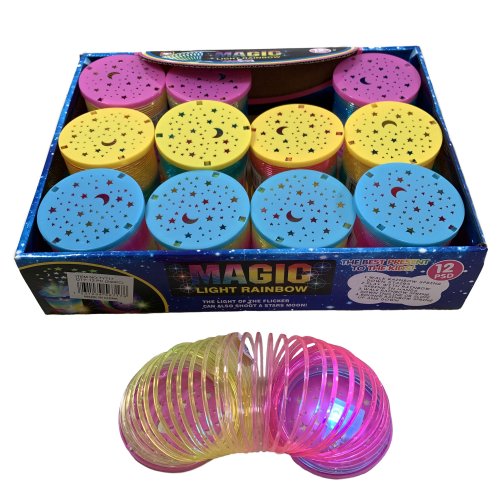 ''2.75'''' Magic Spring Toy [Light Up RAINBOW]''
