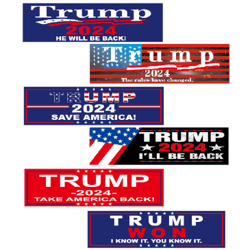 ''3''''X10'''' Trump 2024 Bumper STICKERS''