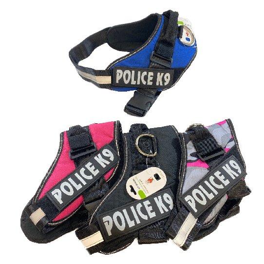 No-Pull DOG Harness [XXLarge] POLICE K-9