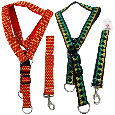 ''48'''' Cushioned Leash & Harness Set-Extra Large [Pattern]''