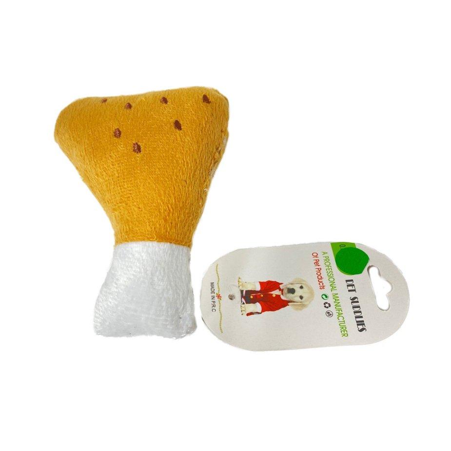 ''5'''' Plush Pet TOY [Chicken Leg]''