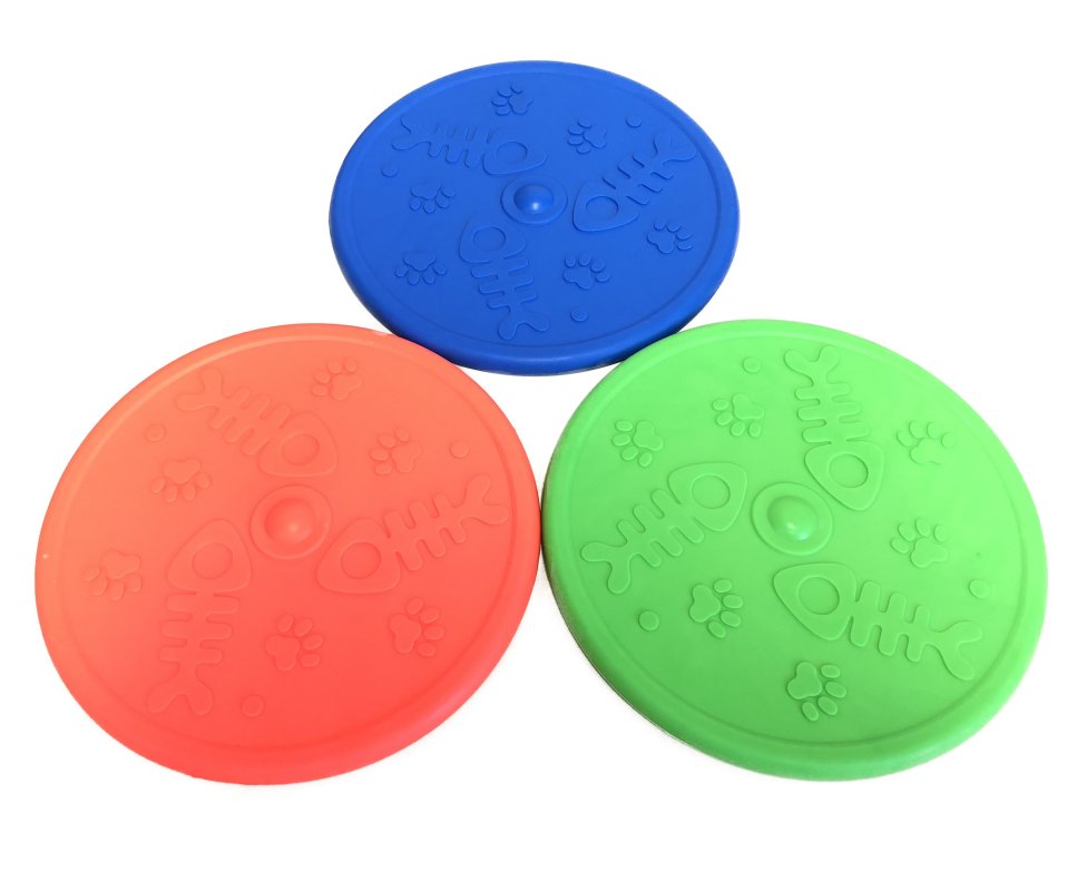 ''8'''' Flexible Disk Pet Toy [Fishbone DESIGN]''