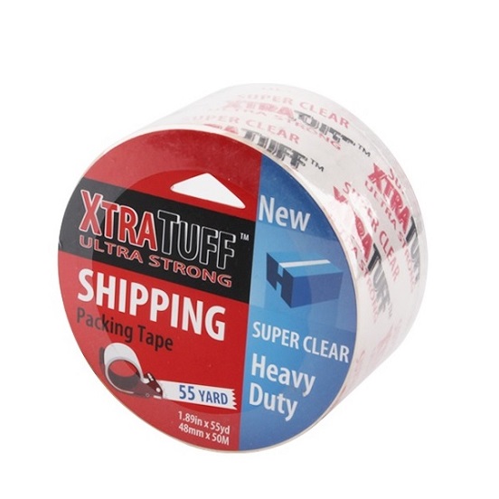 ''1.89''''x55yd Clear Heavy Duty Packing TAPE''