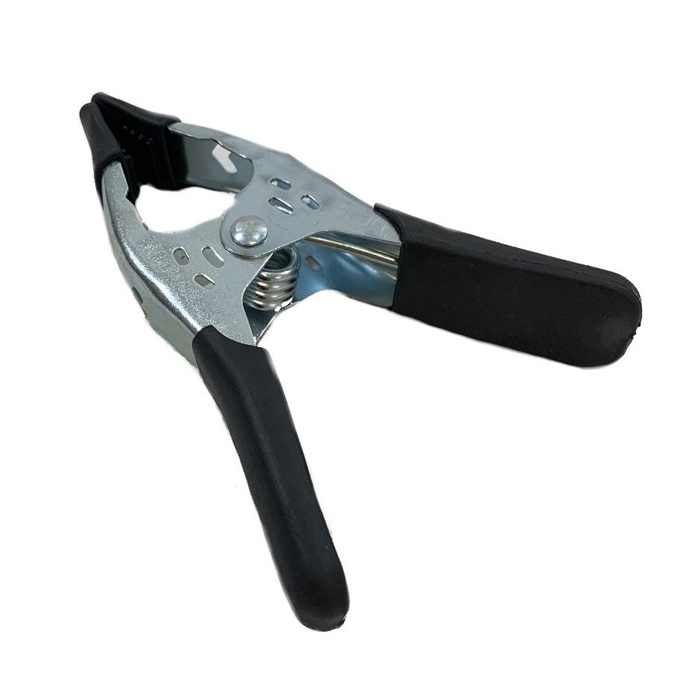 ''6'''' Heavy Duty Metal Clamp with Rubber Tips [Black]''