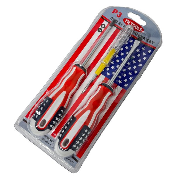 ''8.5'''' 2pc Flag Screwdriver with Bonus Mini Screwdriver''