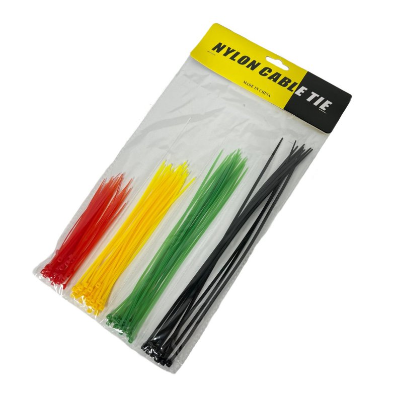 100pc Colored Cable Ties [4 Sizes]